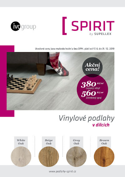 Vinylové podlahy Spirit za akční cenu 1