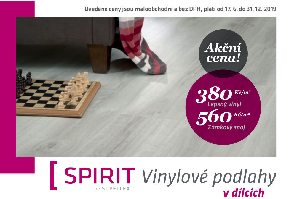 Vinylové podlahy Spirit za akční cenu