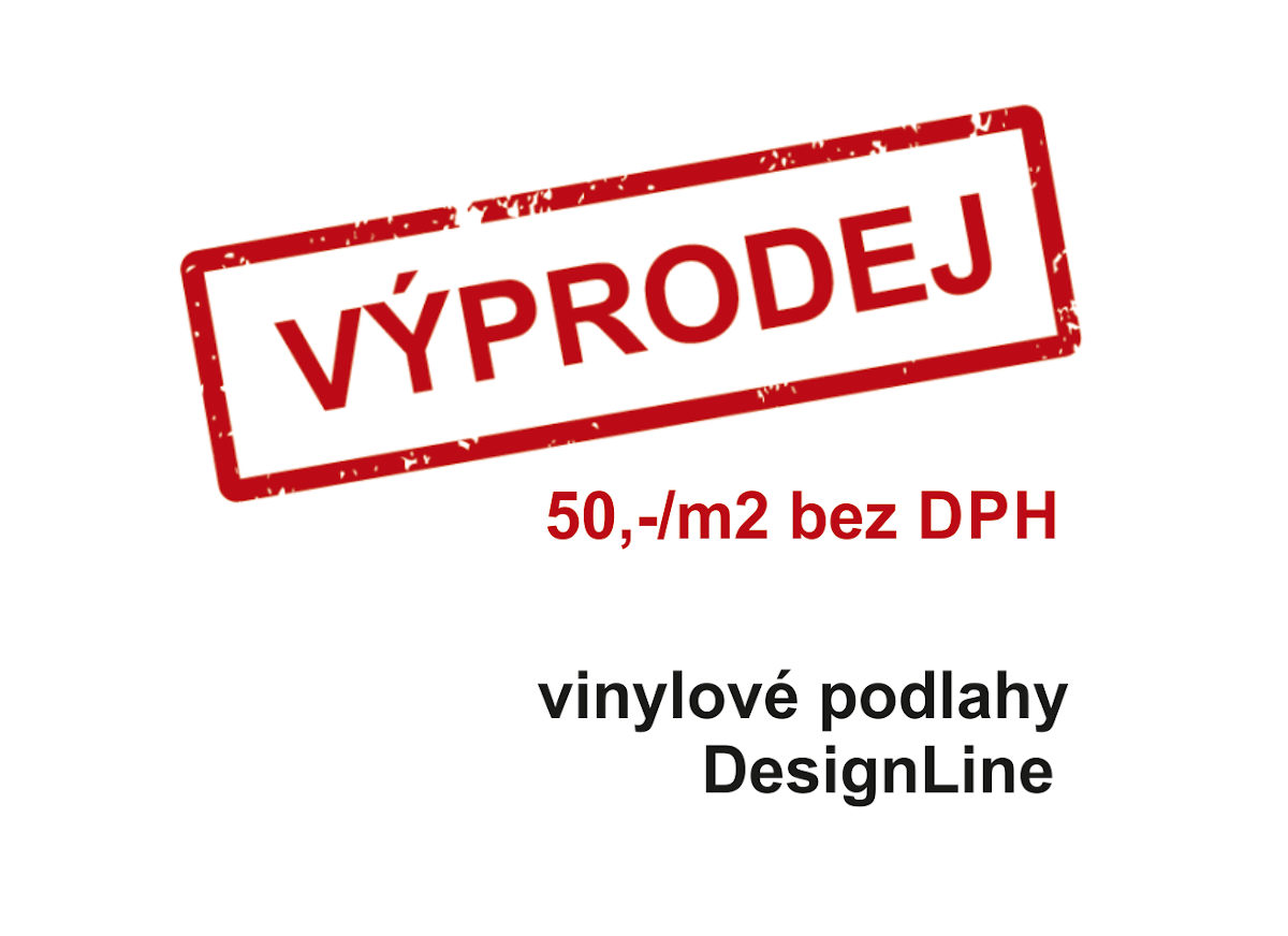 Výprodej vinylových podlah DESIGNline